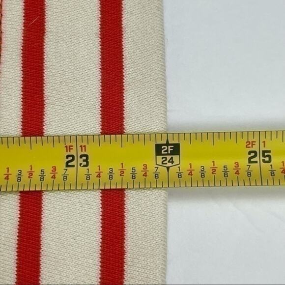 J Crew Orange Coastal Striped Coastal Grandma Nautical Top NWOT Size M - Picture 10 of 10